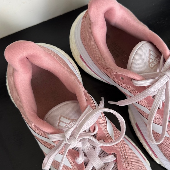 Adidas Solar Glide 5 running shoes in a pink color-way women’s 7.5 - Picture 6 of 8